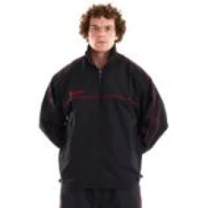 KOOGA RUGBY TEAMWEAR/PITCHSIDE/TRAINING TRACK JACKET BLACK/RED