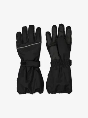 Long Padded Kids Winter Gloves