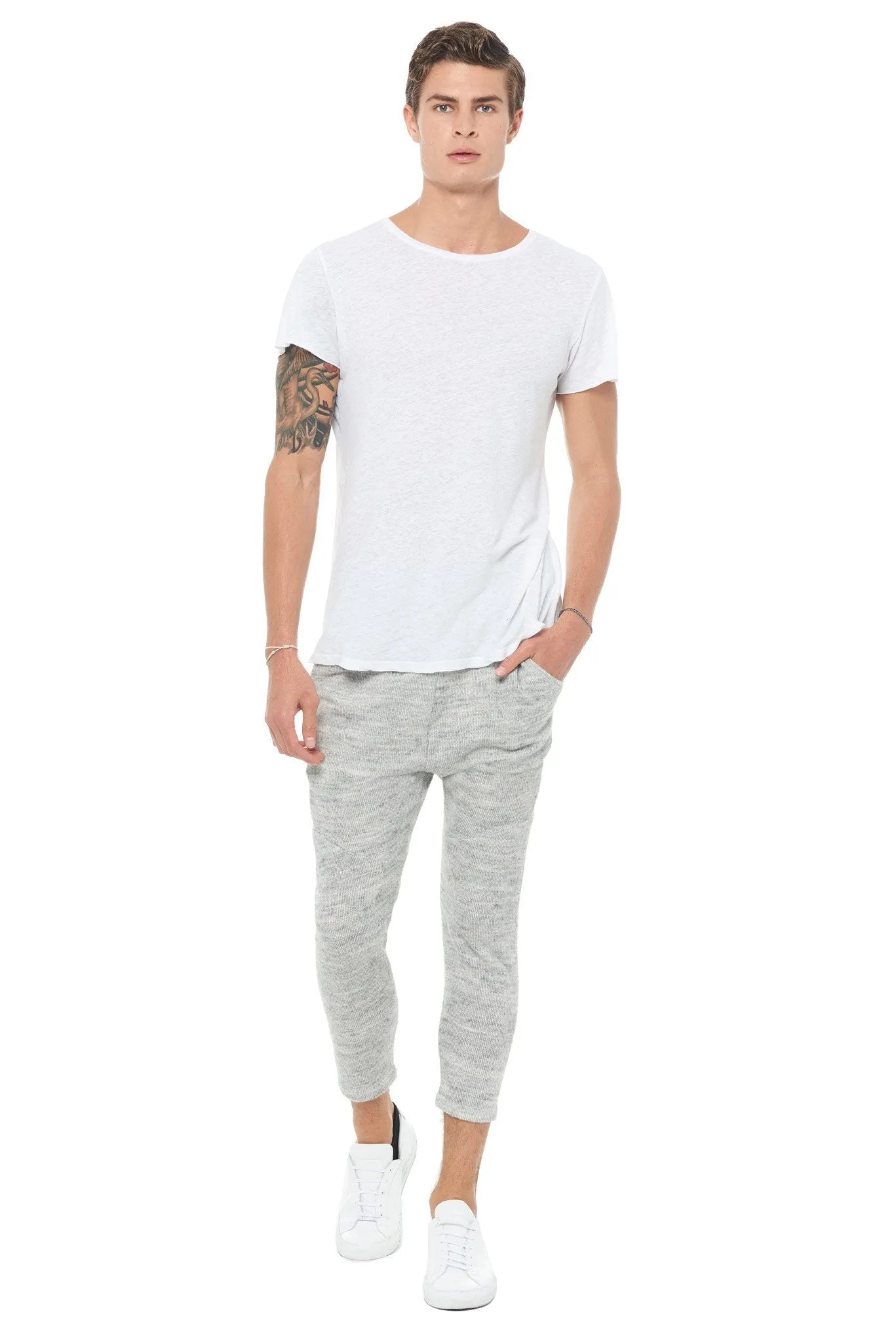 Men's Soft Knit Melange Jogger Pant