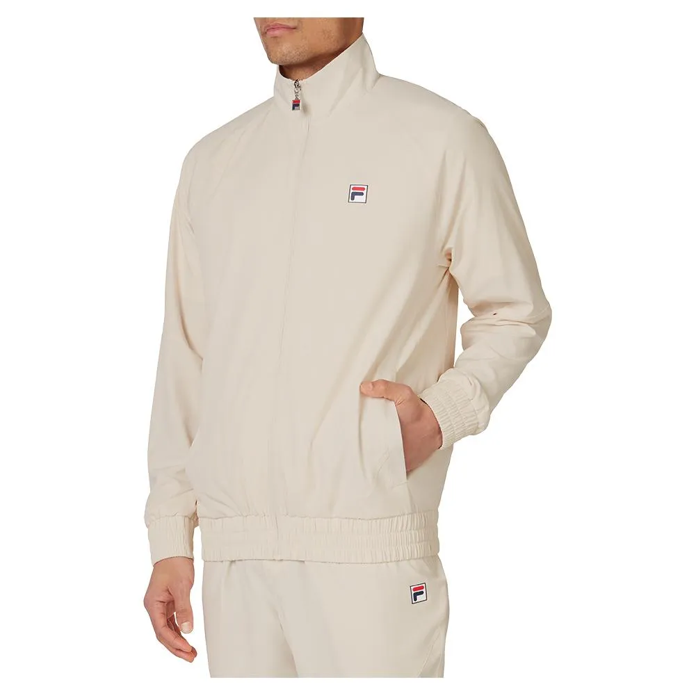 Men's Woven Court Tennis Track Jacket Whitecap Gray