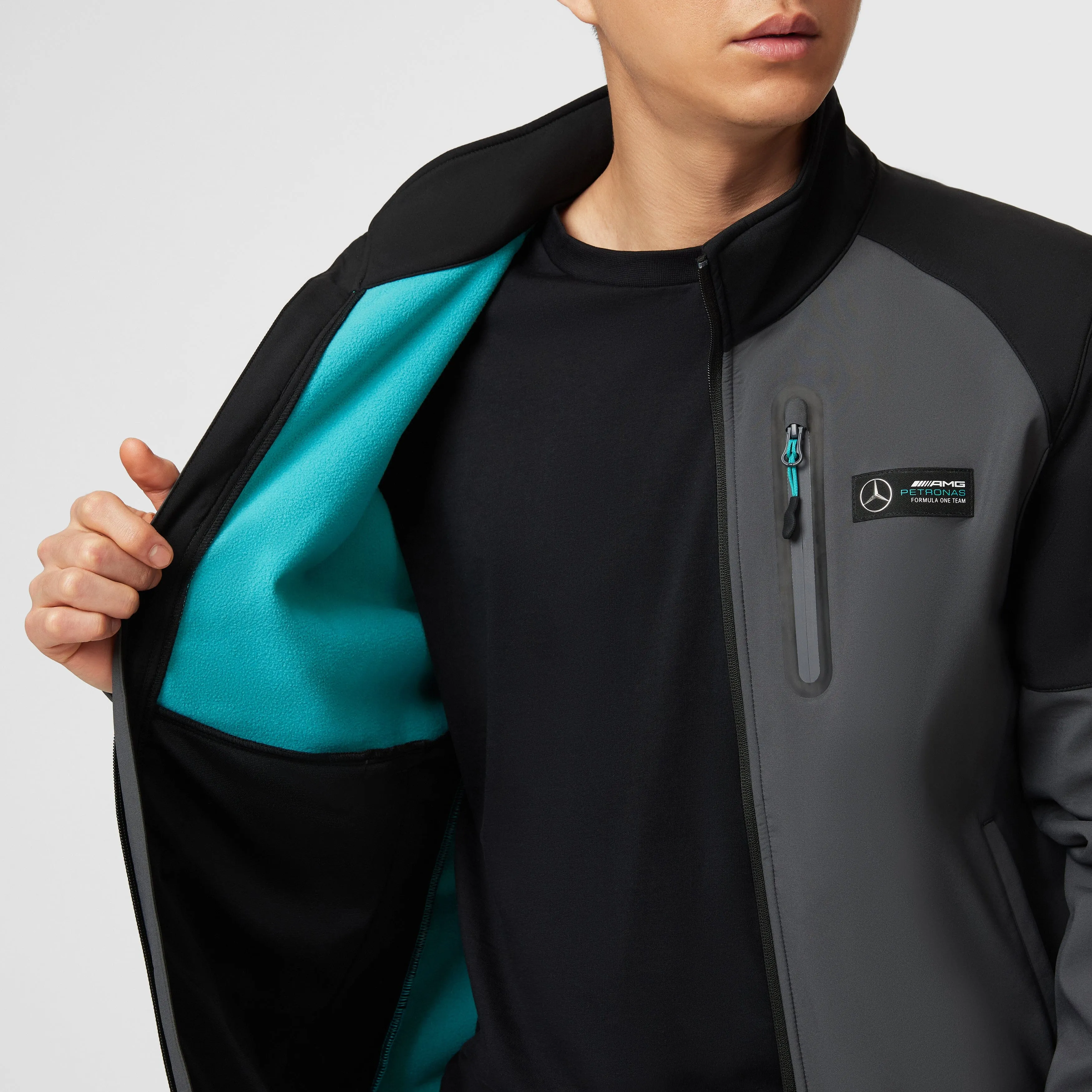 Mercedes AMG Petronas F1 Men's Softshell Jacket