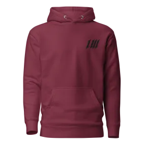 Minimal Burgundy Hoodie