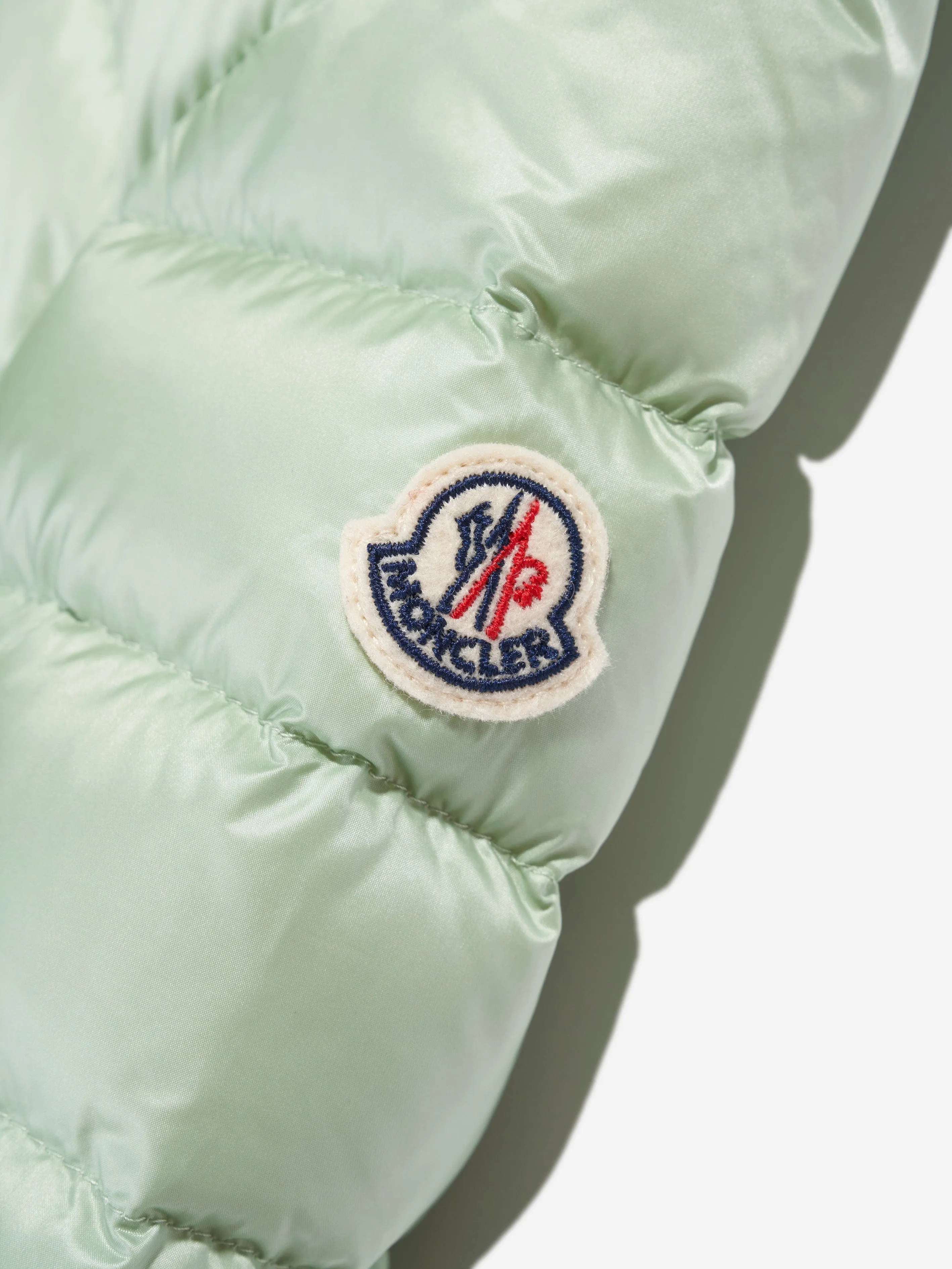 Moncler Enfant Baby Girls Down Padded Odile Jacket in Green