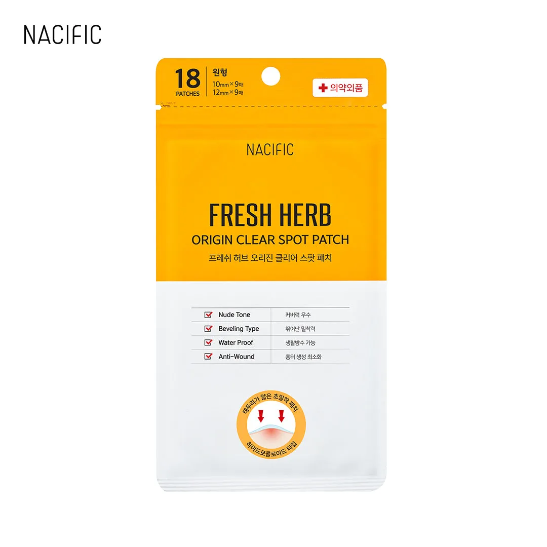 Nacific Fresh Herb Origin Clear Spot Patch (18 Patches)