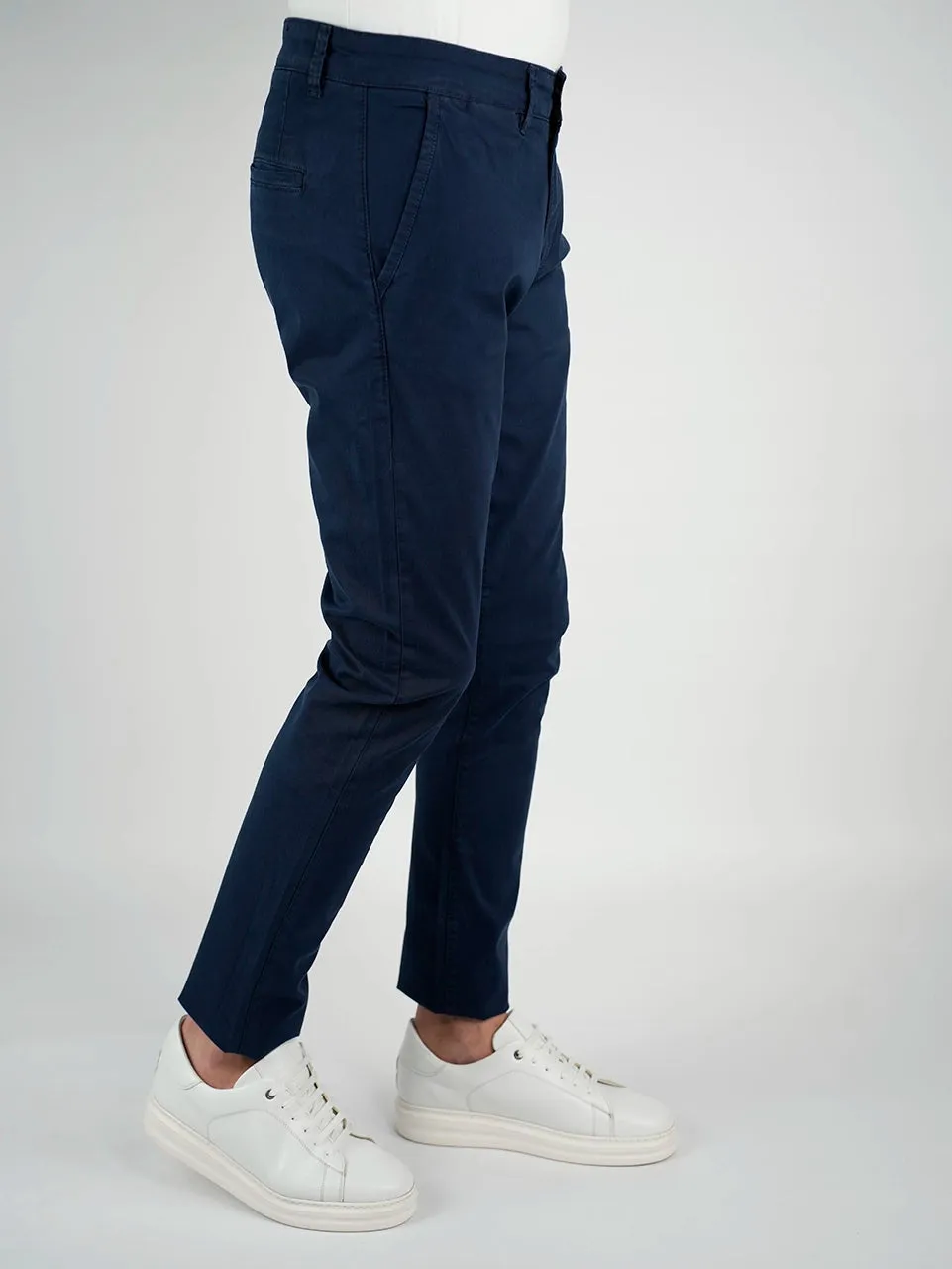 Navy Sport Chic Chino Pants