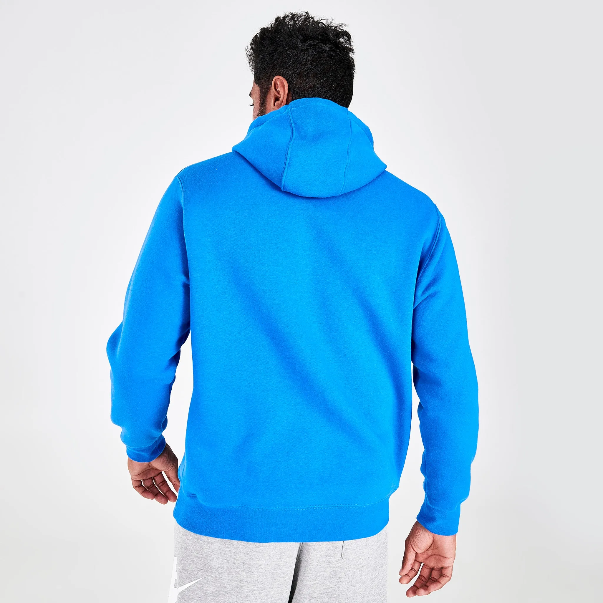 Nike Sportswear Club Fleece Pullover Hoodie Signal Blue / Signal Blue - White