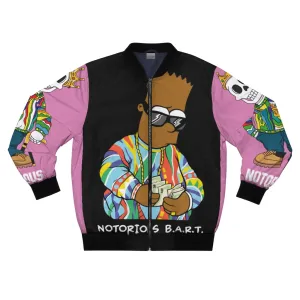 Notorious Bart  Bomber Pink Jacket