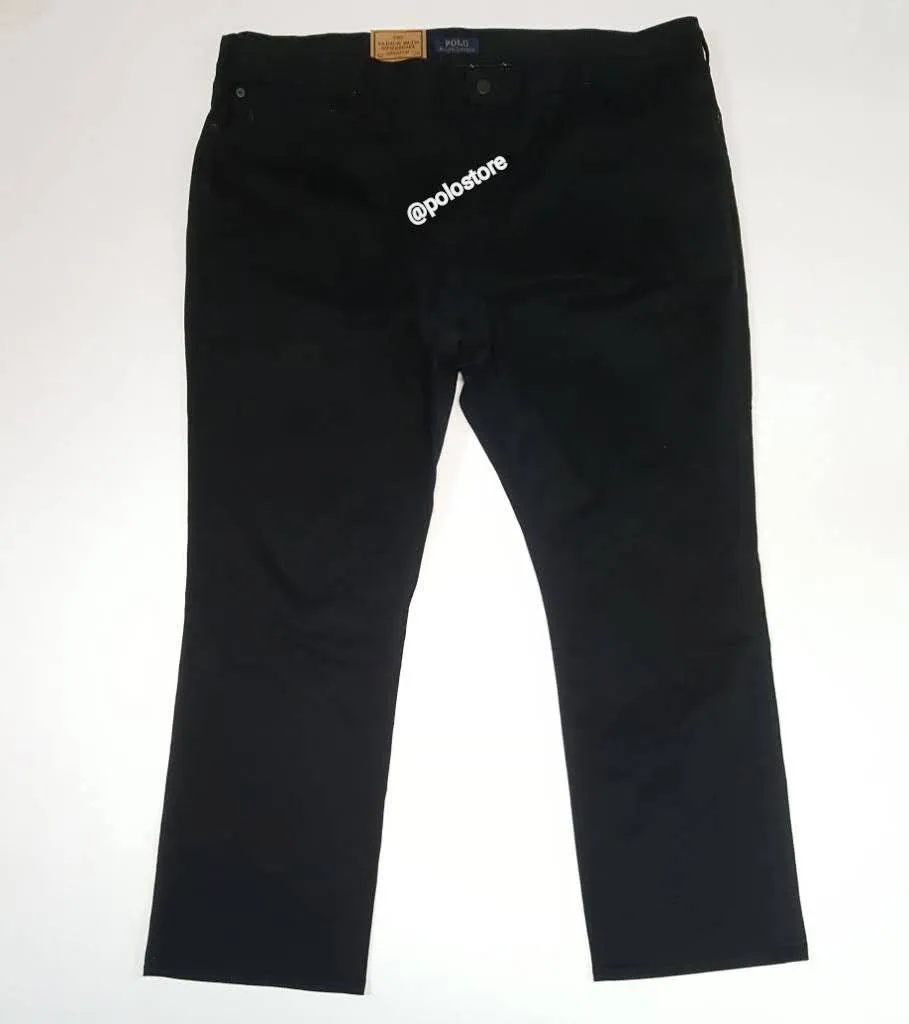 Nwt Polo Ralph Lauren Black Varick Slim Straight Stretch Pants