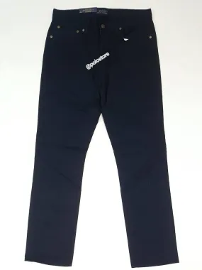 Nwt Polo Ralph Lauren Navy Stretch Slim Straight Fit Pants