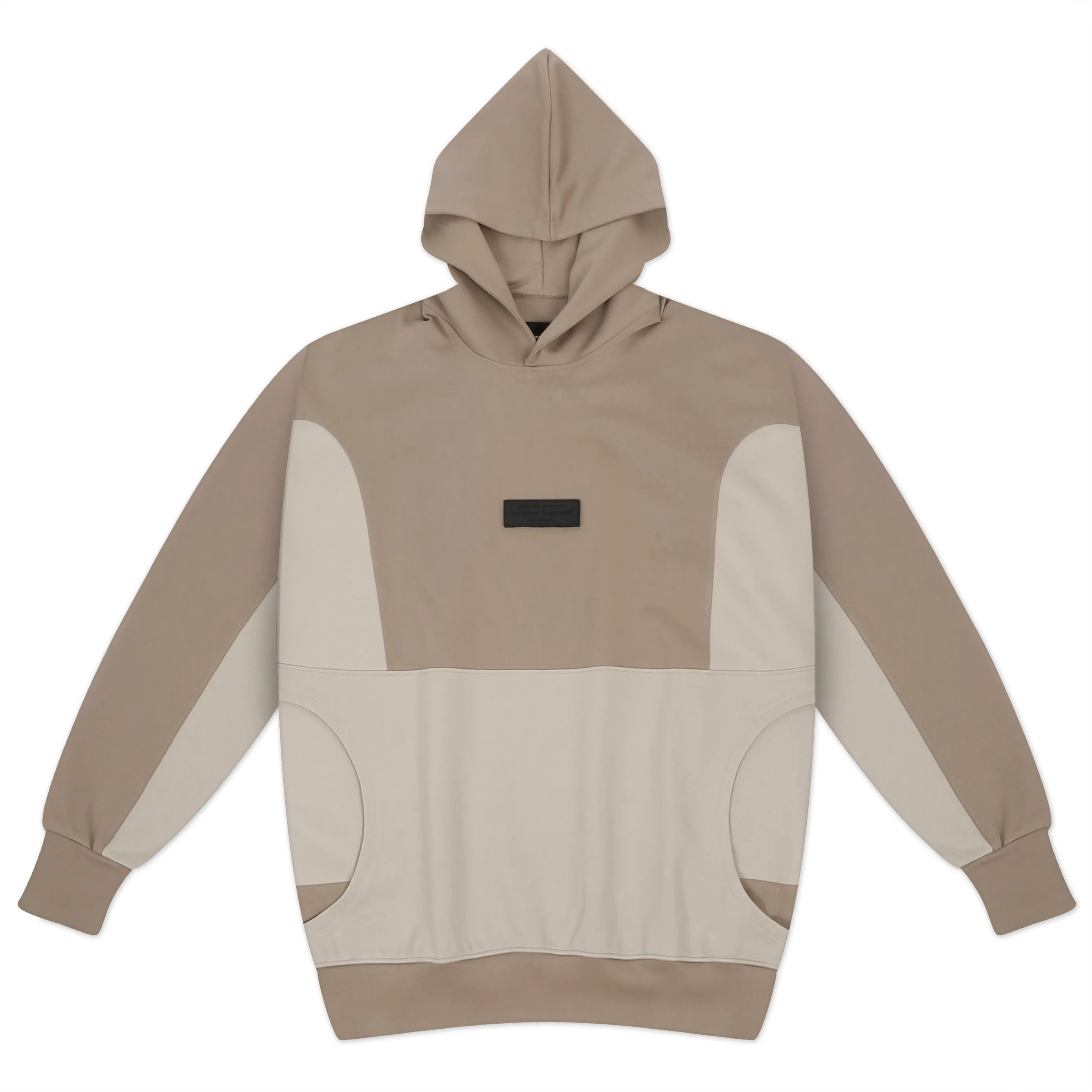 OBLIQUE COLOR BLOCK HOODIE