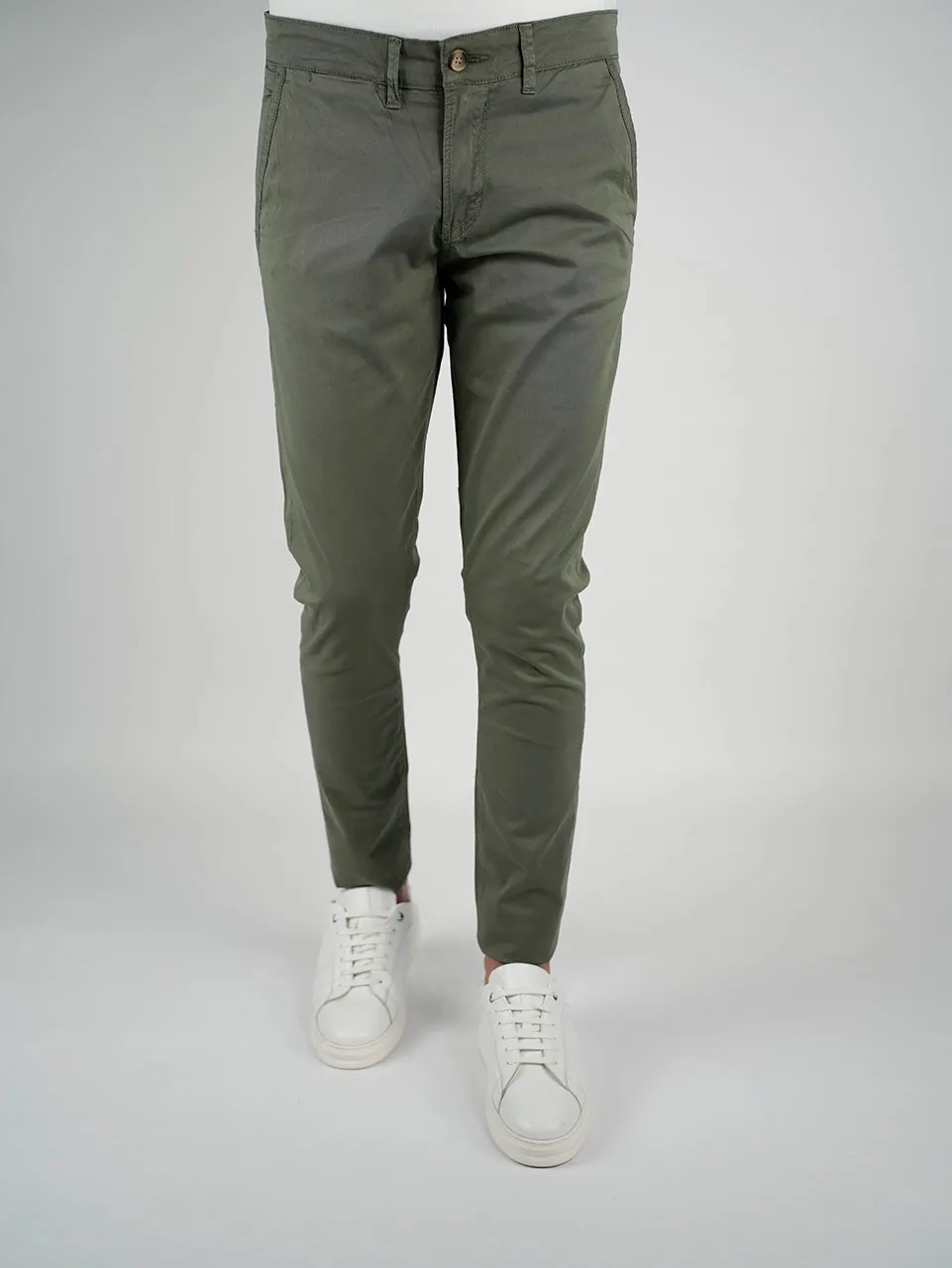 Olive Sport Chic Chino Pants