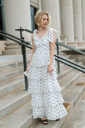 Olivia Midi Dress - Polka Dot