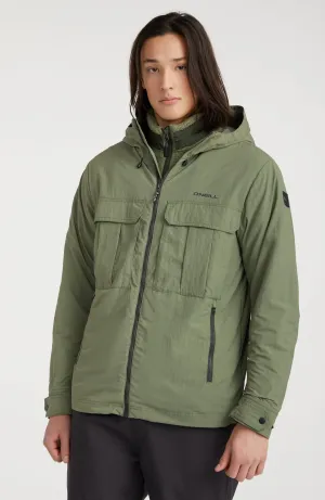 O'Neill TRVLR Series Track Jacket | Deep Lichen Green