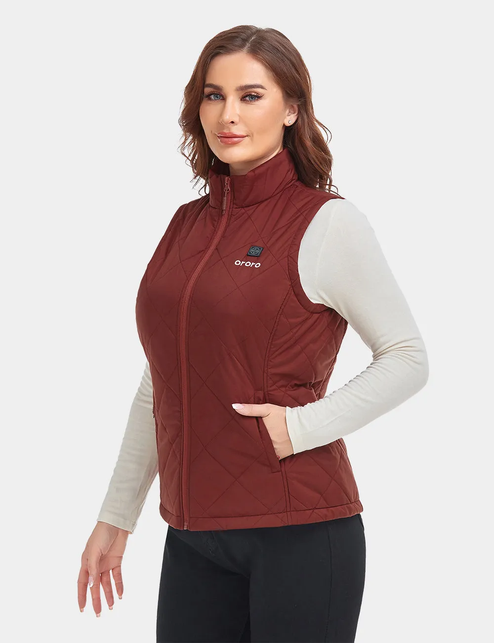 (Open-Box) Women's Quilted Heated Vest