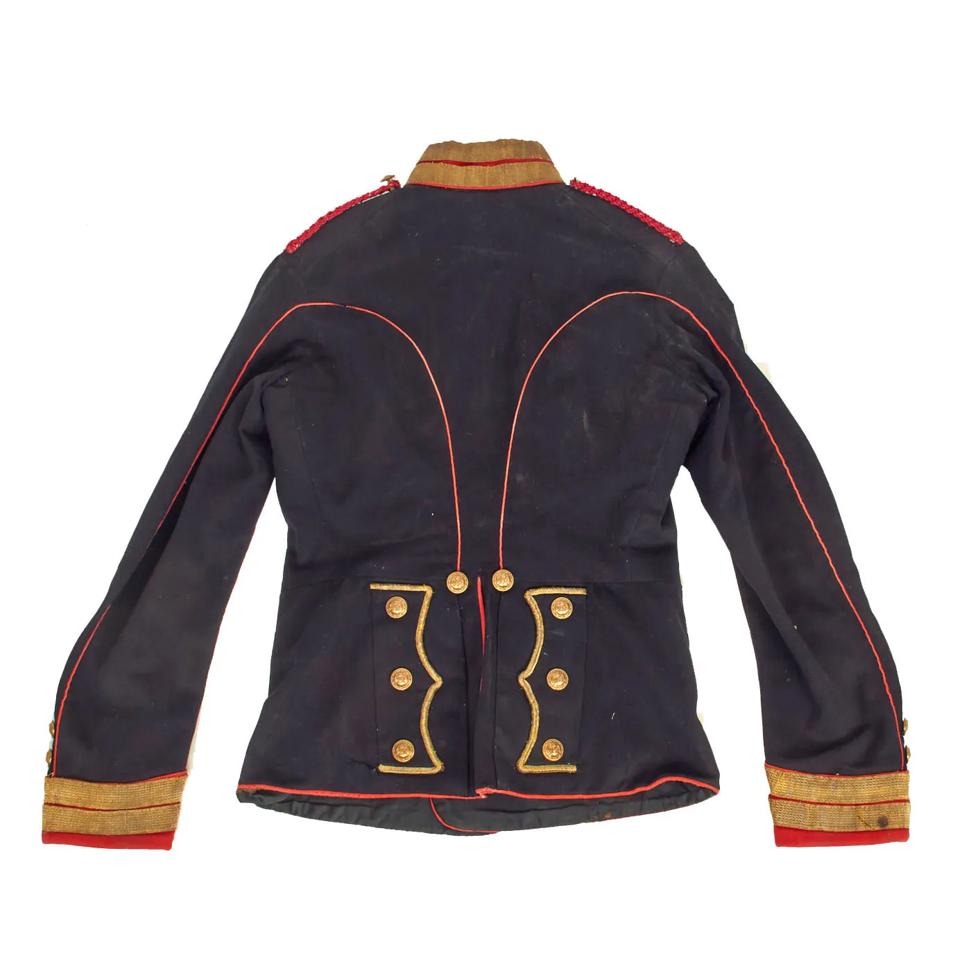 Original British Pre - WWI 12th Prince of Wales's Royal Lancers Officers’ Uniform Coat