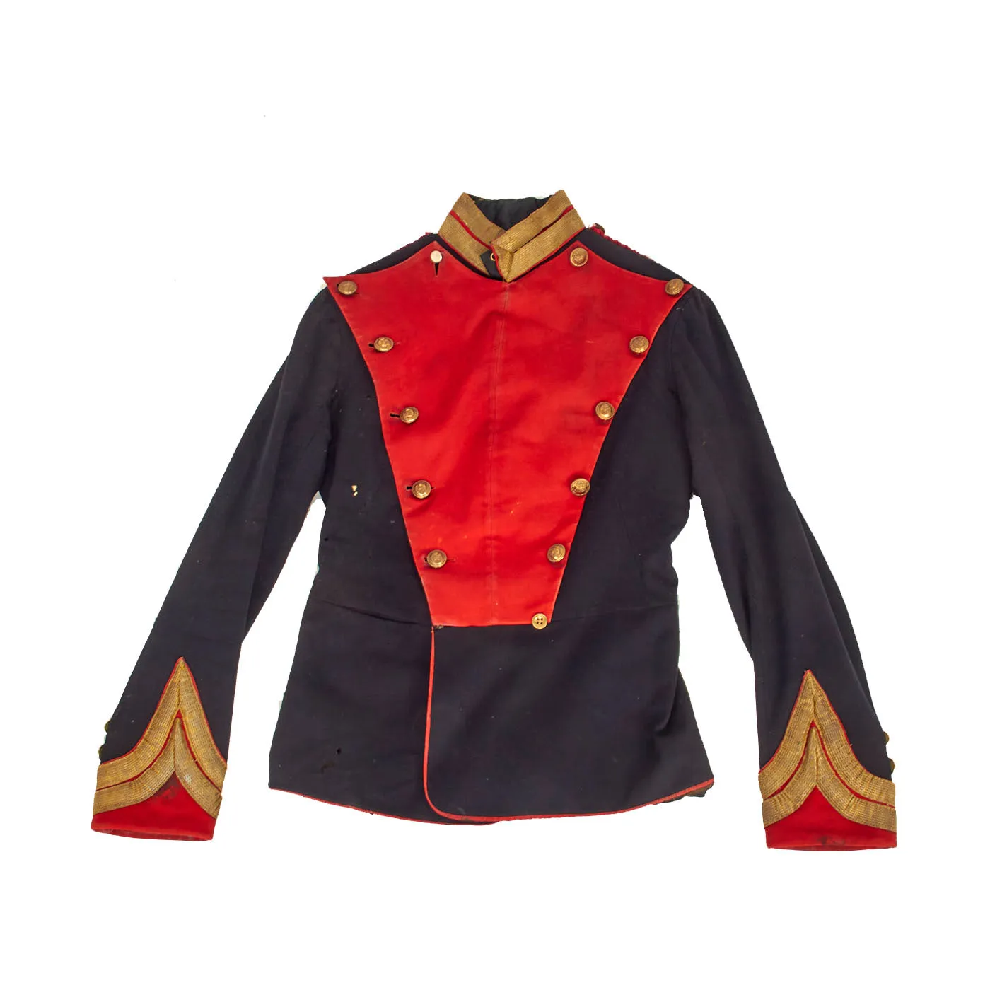 Original British Pre - WWI 12th Prince of Wales's Royal Lancers Officers’ Uniform Coat