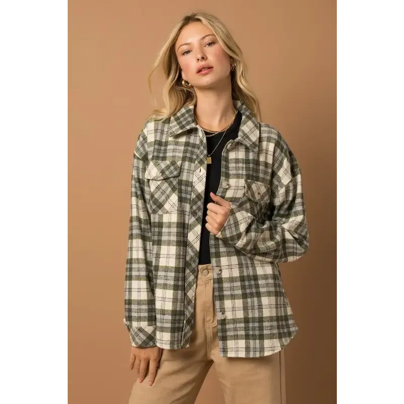 Oversize Plaid Shacket