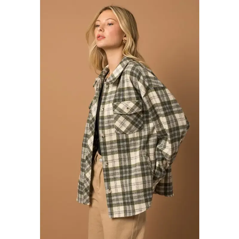 Oversize Plaid Shacket