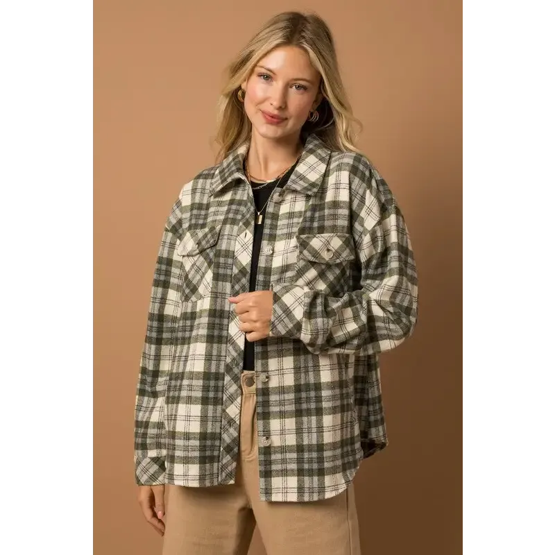 Oversize Plaid Shacket