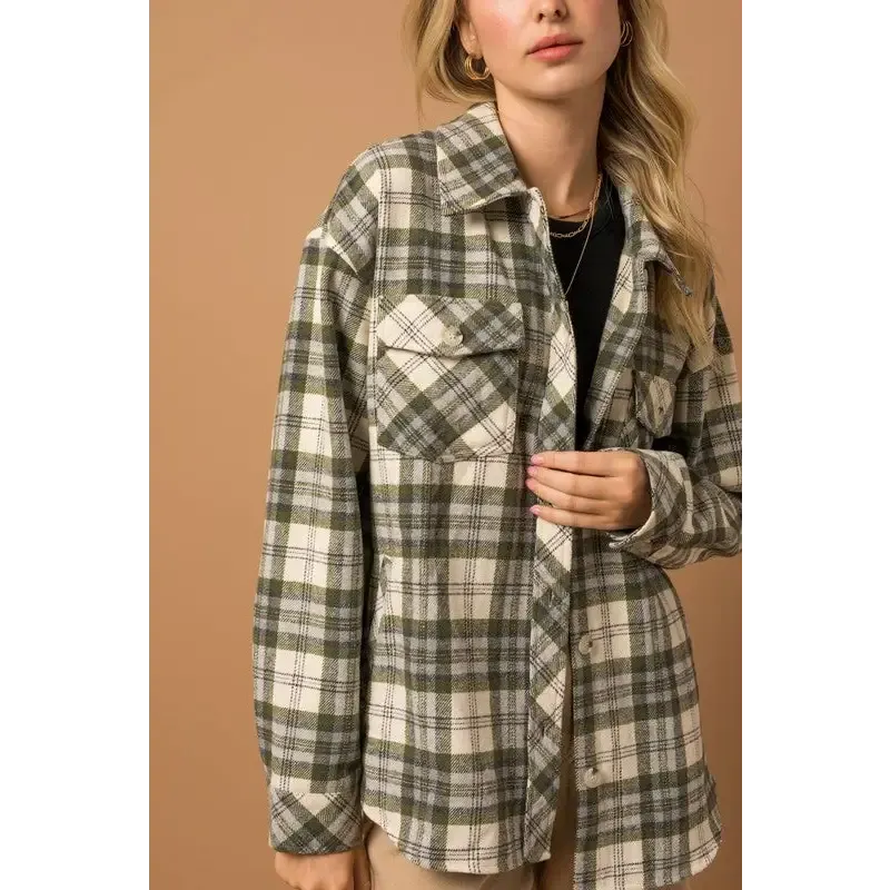 Oversize Plaid Shacket