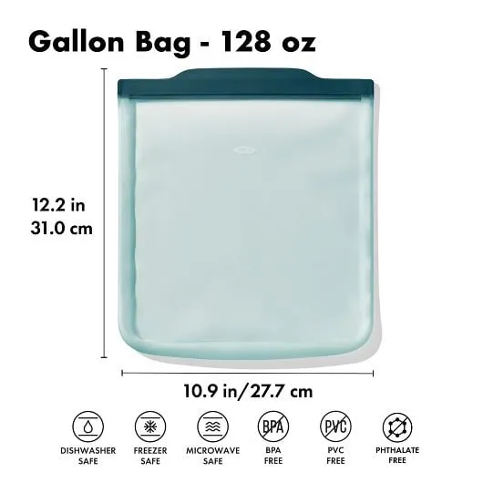 OXO Silicone Reusable Bag 1 Gallon