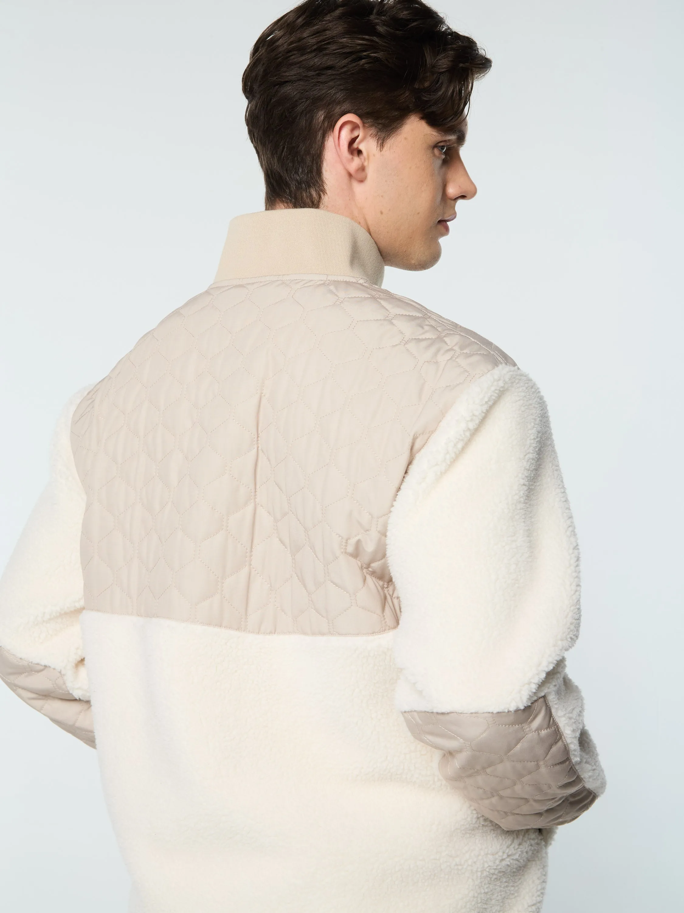 Padula Sherpa Jacket- Gardenia