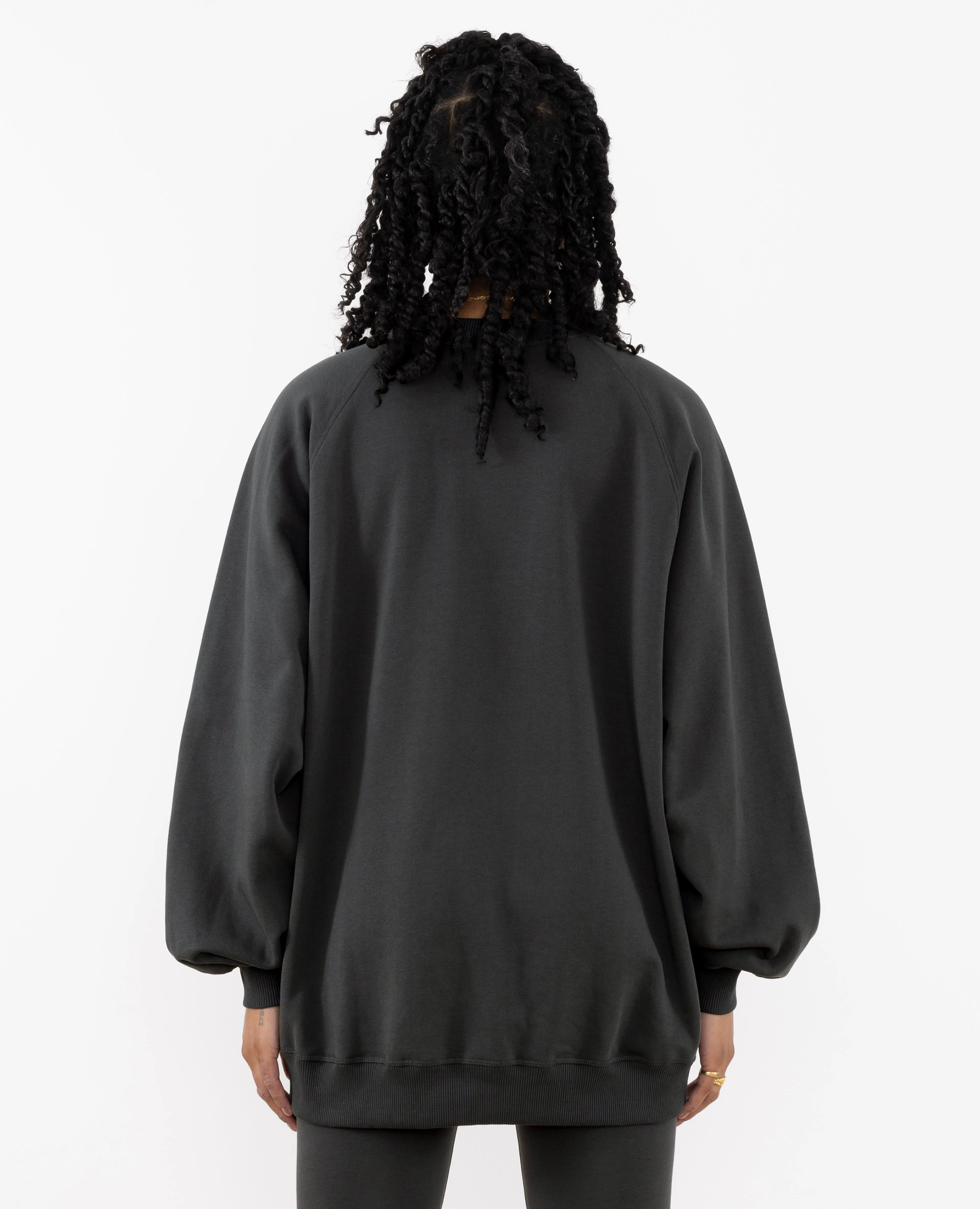 Patta Femme Basic Raglan Crewneck Sweater (Raven)