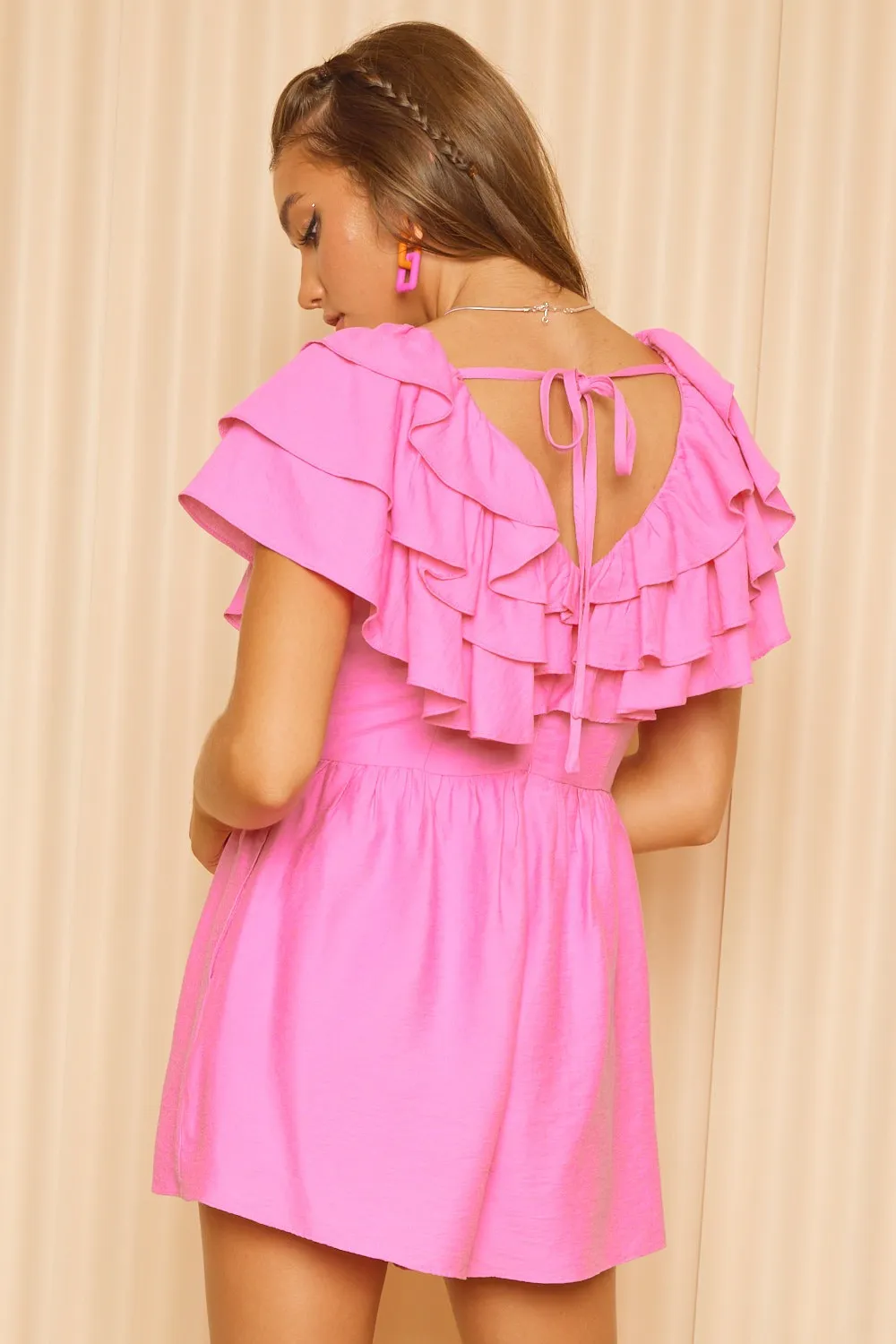 Playful Pizzazz Ruffled Romper