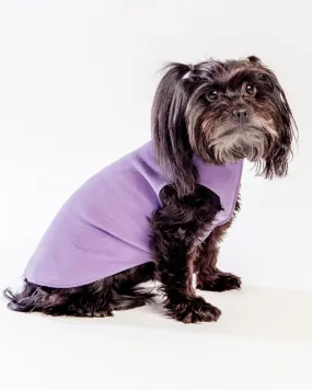 Pullover Stretch Dog Fleece in Lavender