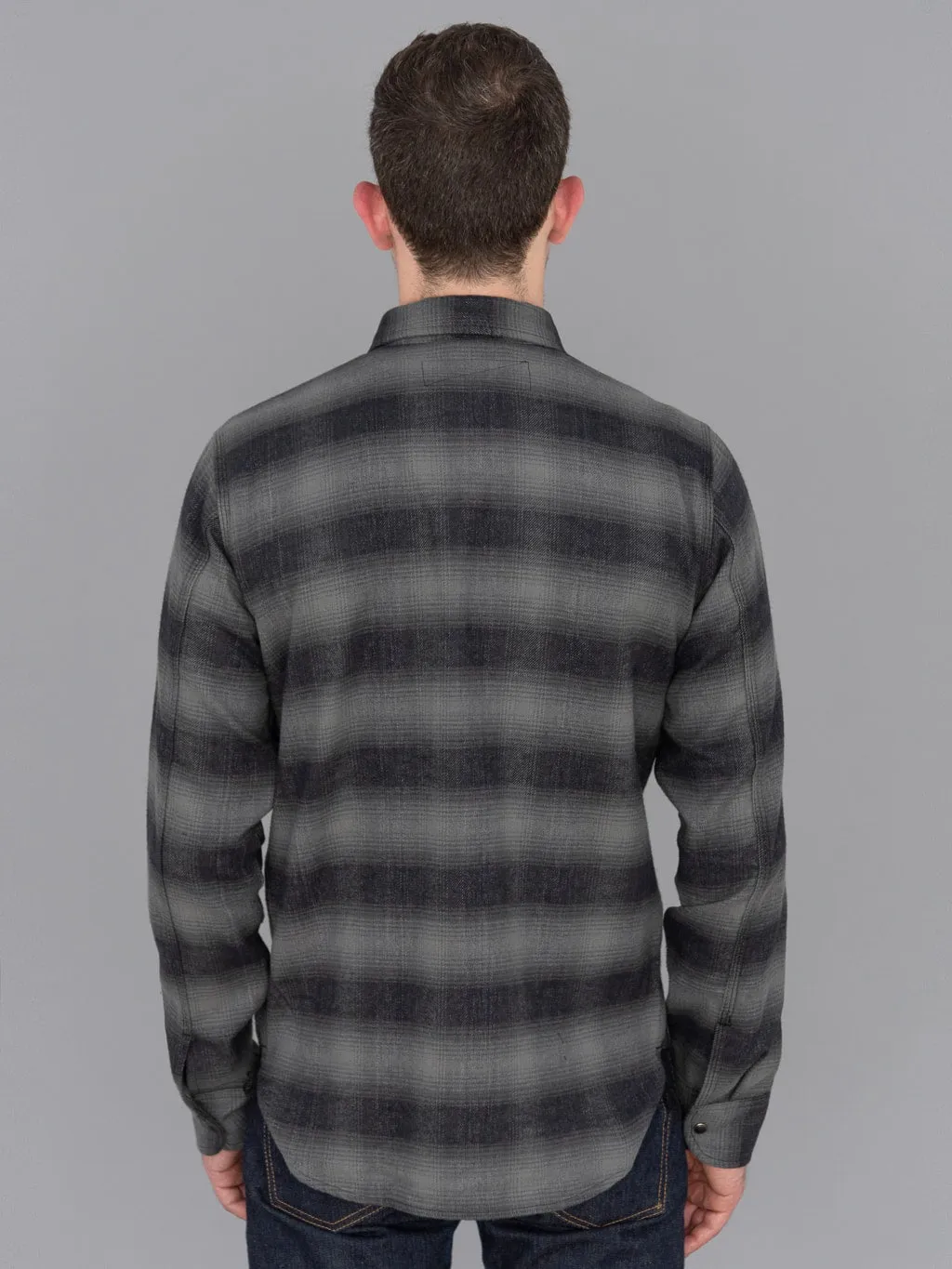 Rogue Territory BM Shirt Grey Brushed Plaid