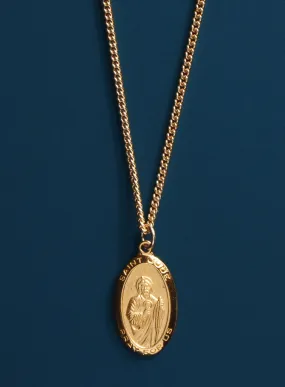 Saint Jude Gold Medal Necklace