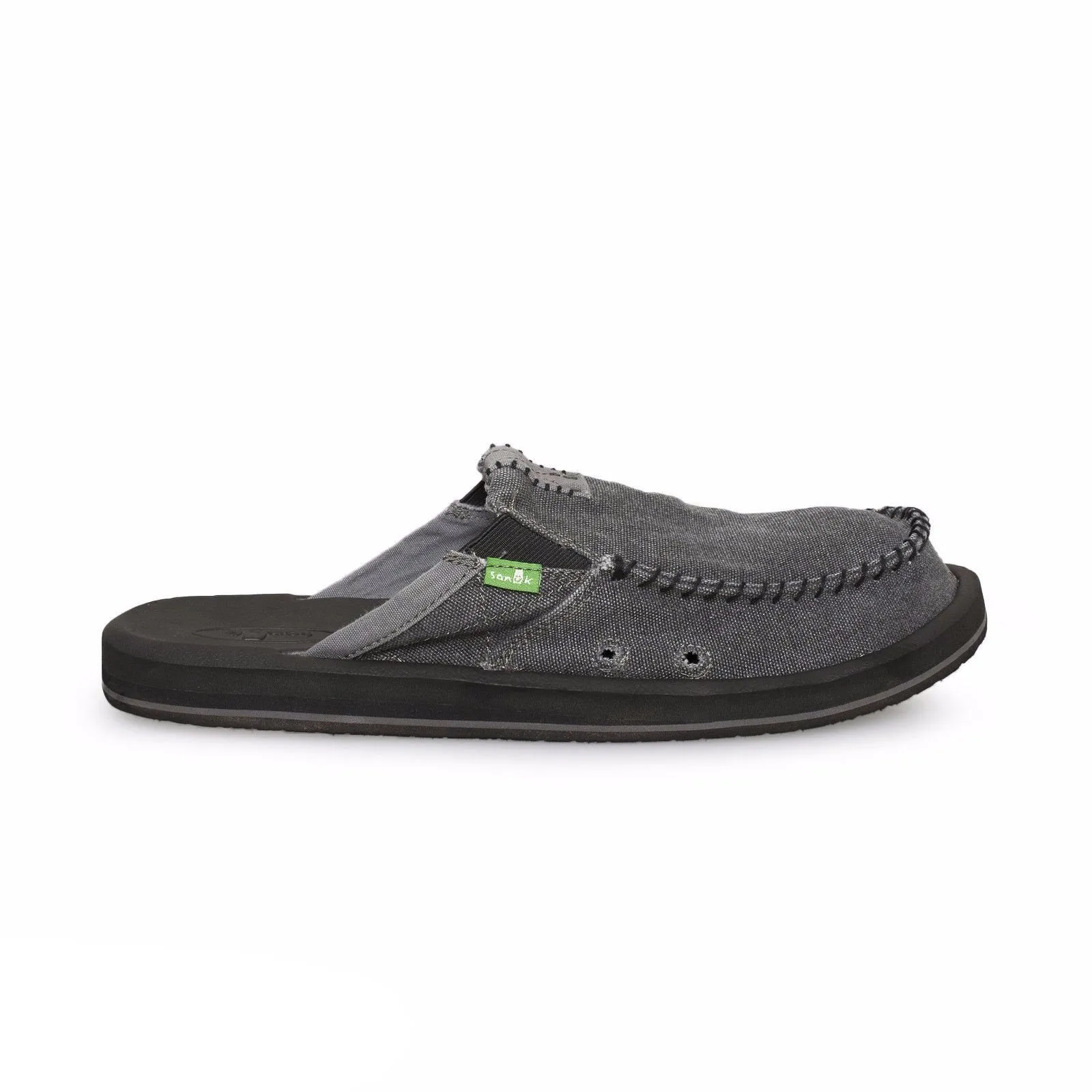 Sanuk You Got My Back II Charcoal Slides