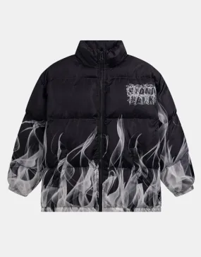 SHOCK BACK Flame Graffiti Jacket