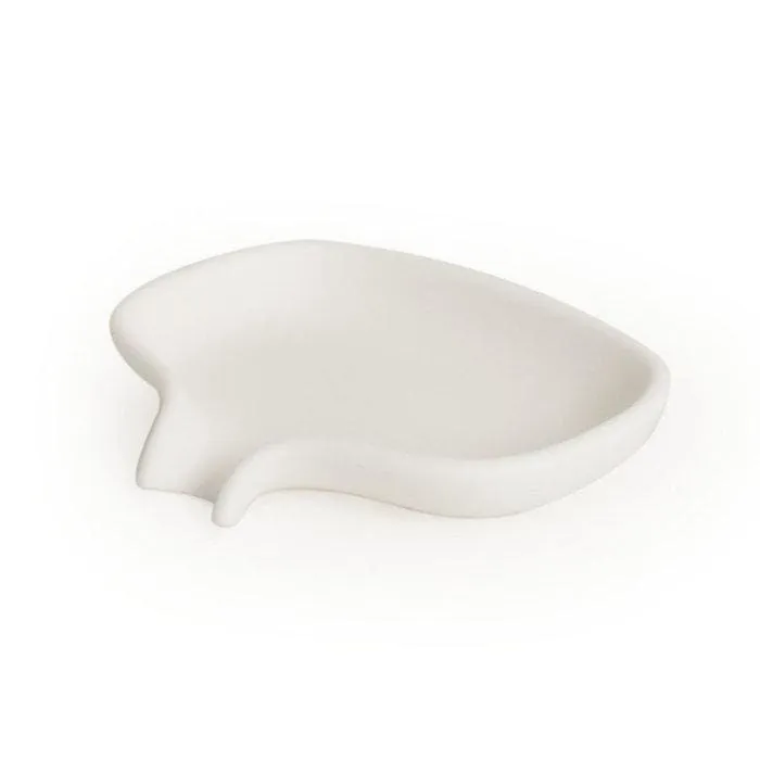 Silicone Soap Saver  Soap Dish White