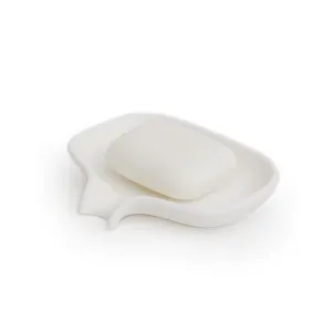 Silicone Soap Saver  Soap Dish White