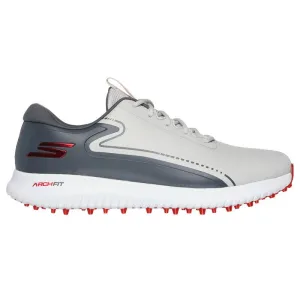 Skechers Go Golf Max 3 Spikeless Wide Golf Shoes - Grey/ Red