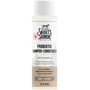 Skout's Honor Probiotic Pet Shampoo Plus Conditioner Dog of the Woods 16-oz