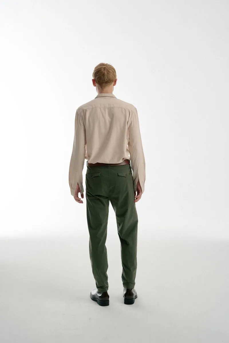 SLOUCHY CHINO / Pesto