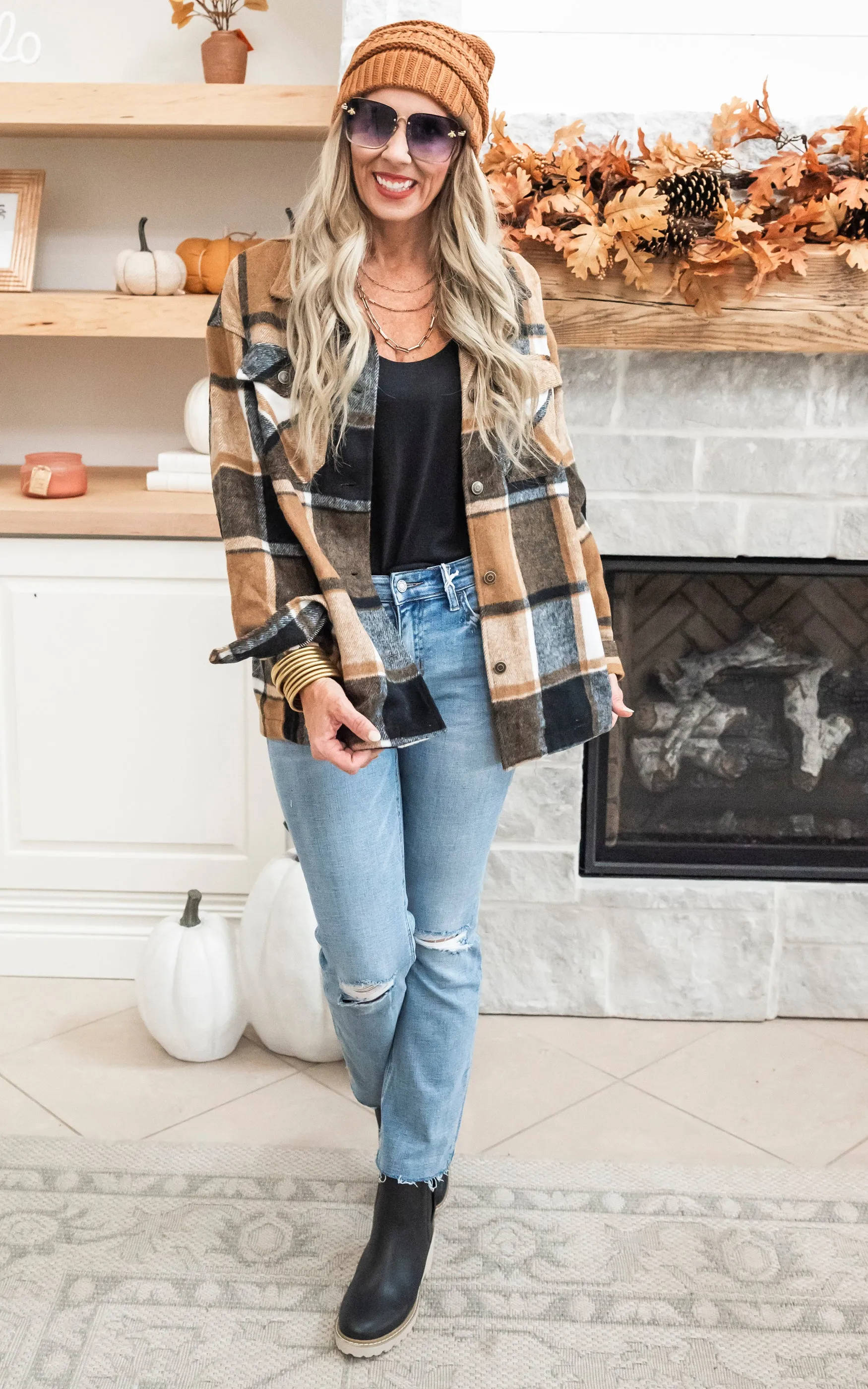 Smore Plaid Shacket