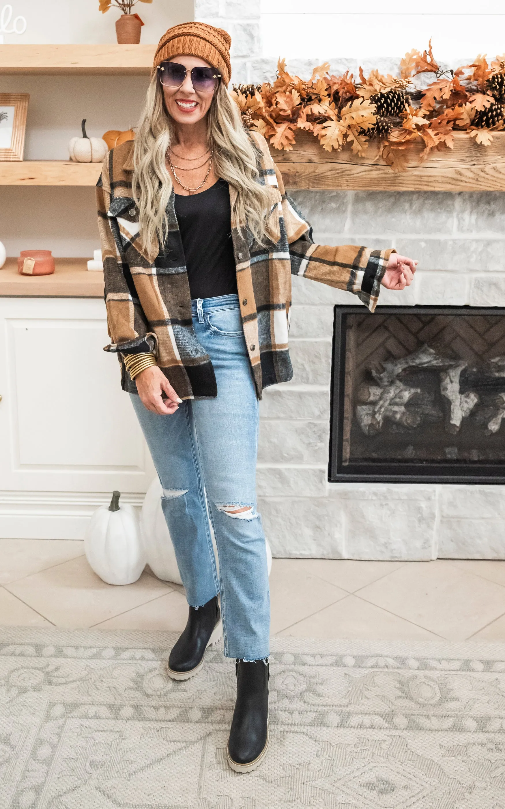 Smore Plaid Shacket