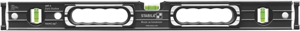 Stabila 37300 Dark Shadow Type 196-2 Level Set