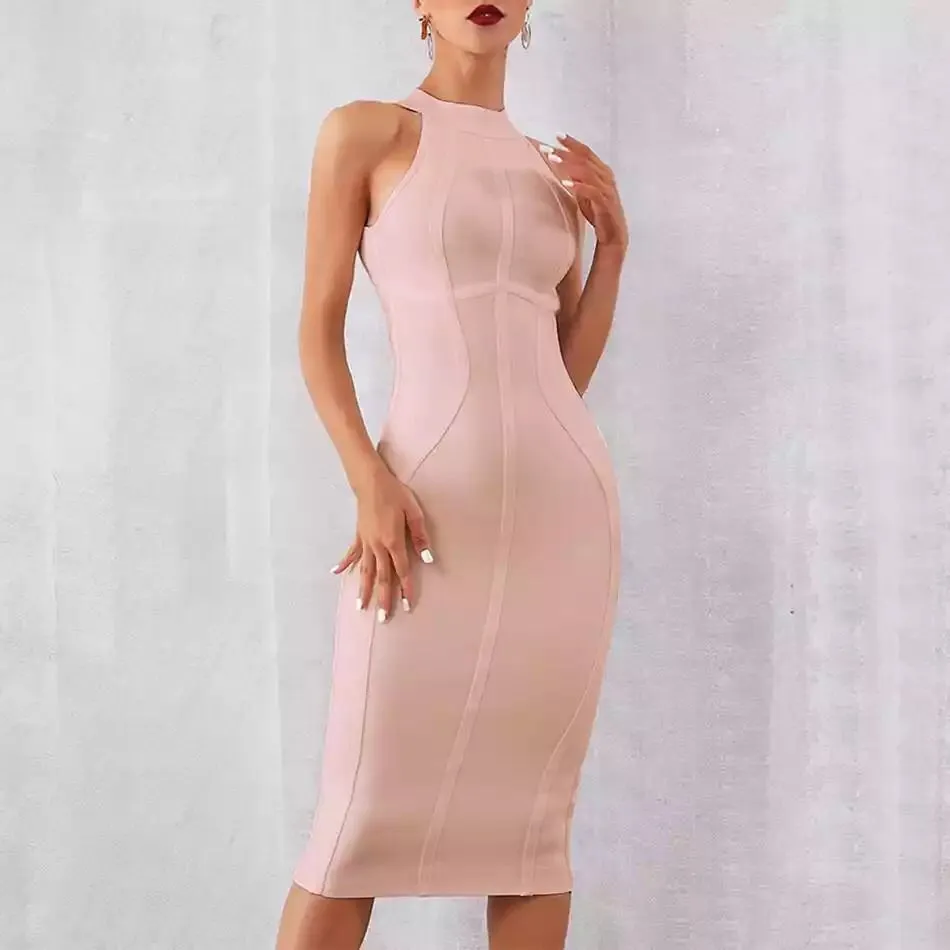 Starry Bandage Midi Dress