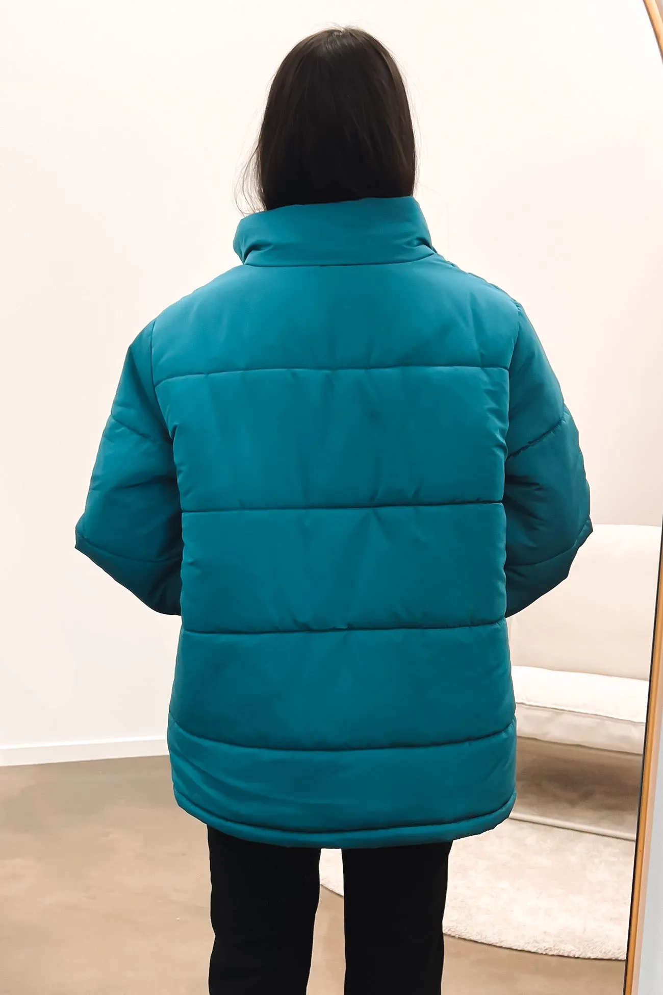 Stock Puffa Jacket Storm Green