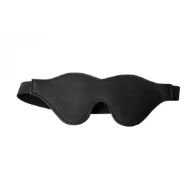 Strict Fleece Lined Blindfold Black