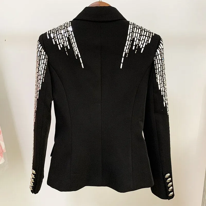 Stunning Metallic Beaded Jacket