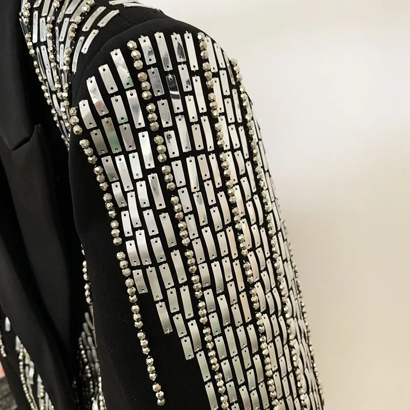 Stunning Metallic Beaded Jacket