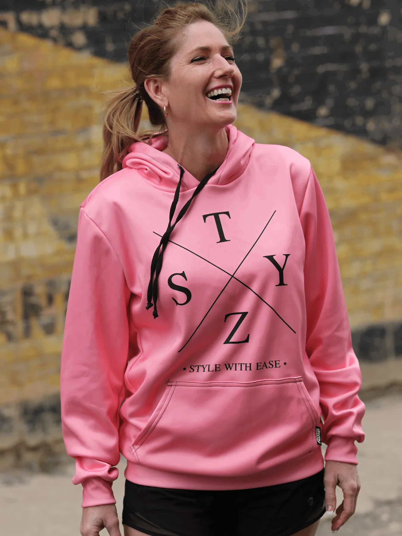 STZY X Hoodie (Pink)