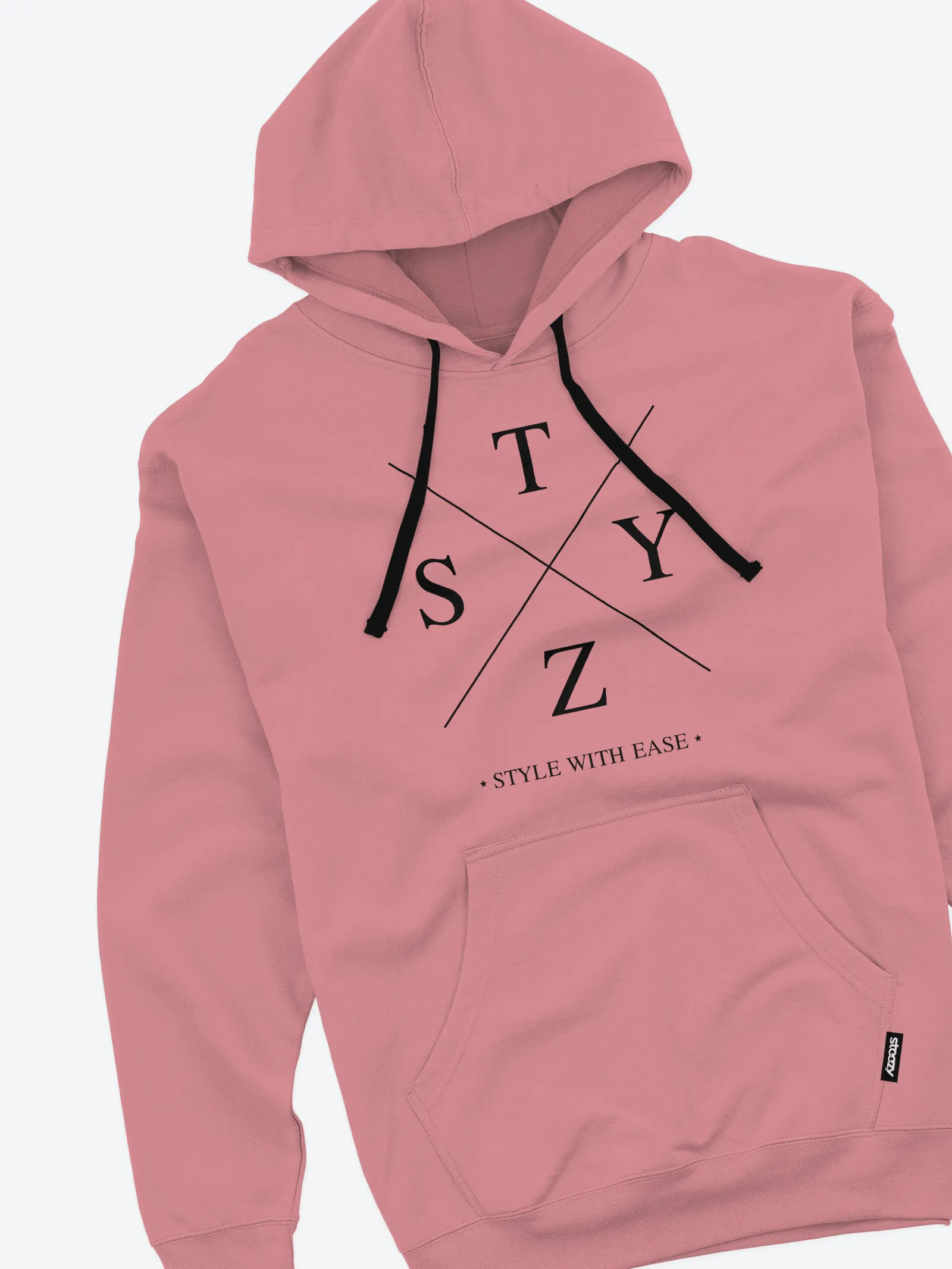 STZY X Hoodie (Pink)