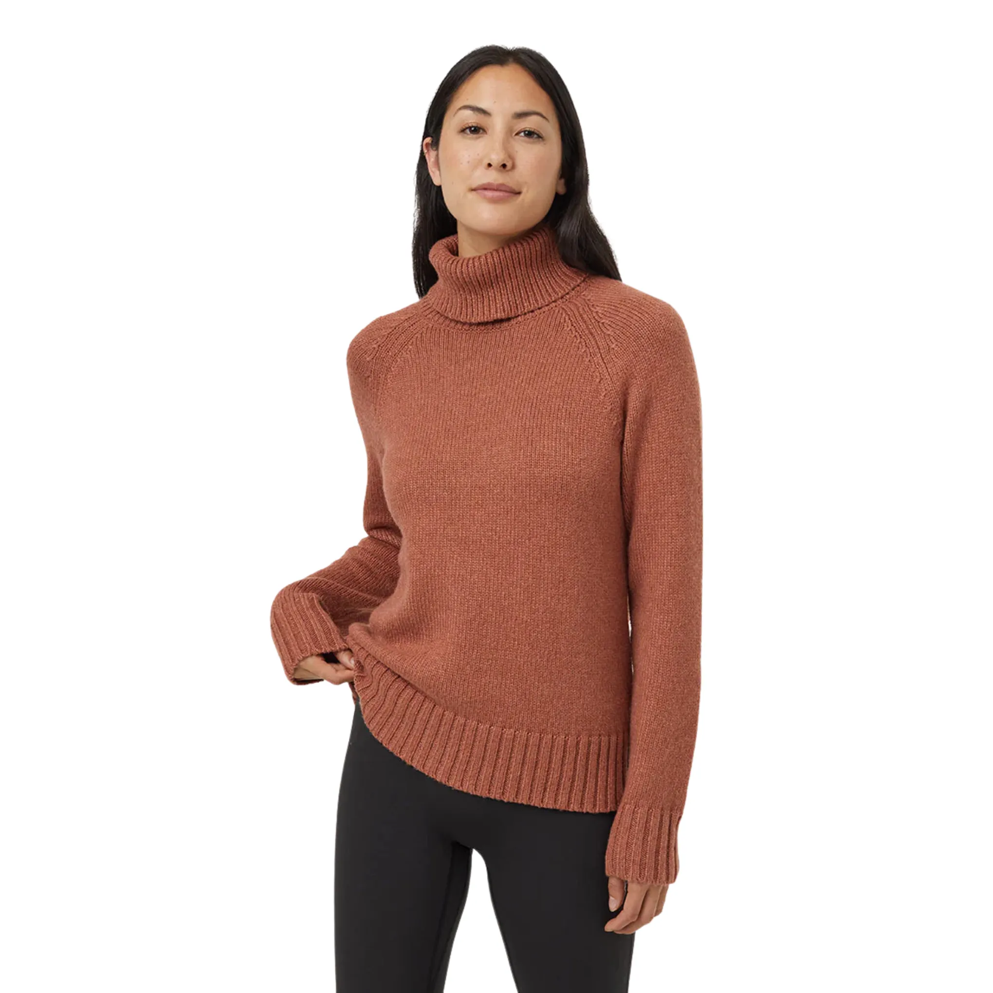 Tentree Women's Highline Wool Turtleneck Sweater