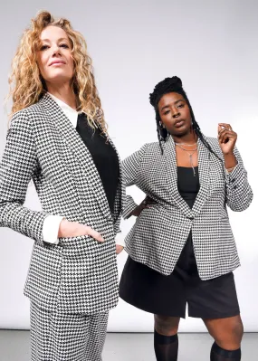 The Empower Houndstooth Tux Blazer